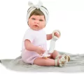 Lalka hiszpańska Reborn Ane Vichy Flower... 45cm - tantis.pl