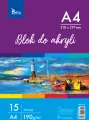 Blok do akryli A4 190g/m2 15ark - tantis.pl