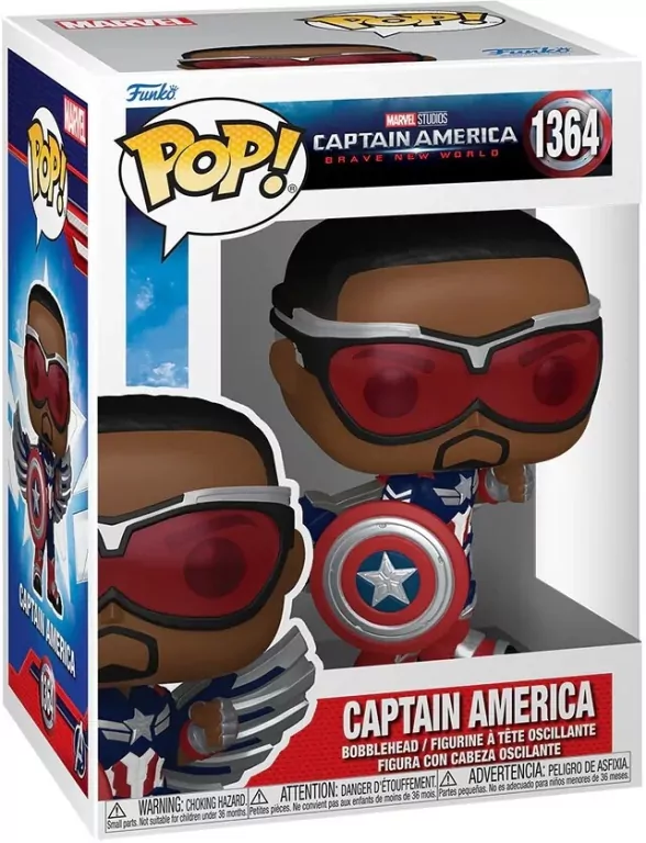 Figurka Marvel Captain America Brave New World Funko Pop - tantis.pl