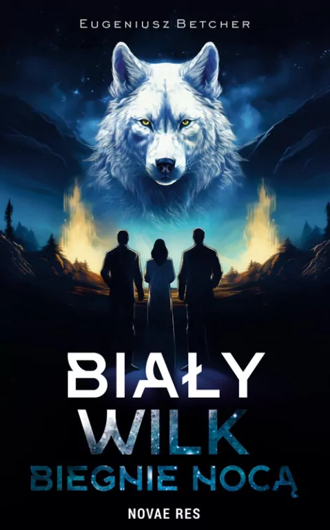 Biały wilk biegnie nocą - tantis.pl