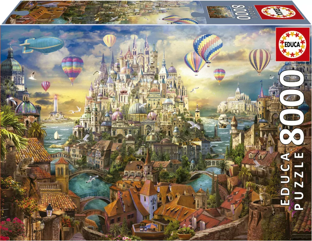 Puzzle 8000 Miasto marzeń 111671 - tantis.pl