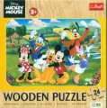 Puzzle drewniane 24 Mickey z przyjaciółmi TREFL - tantis.pl