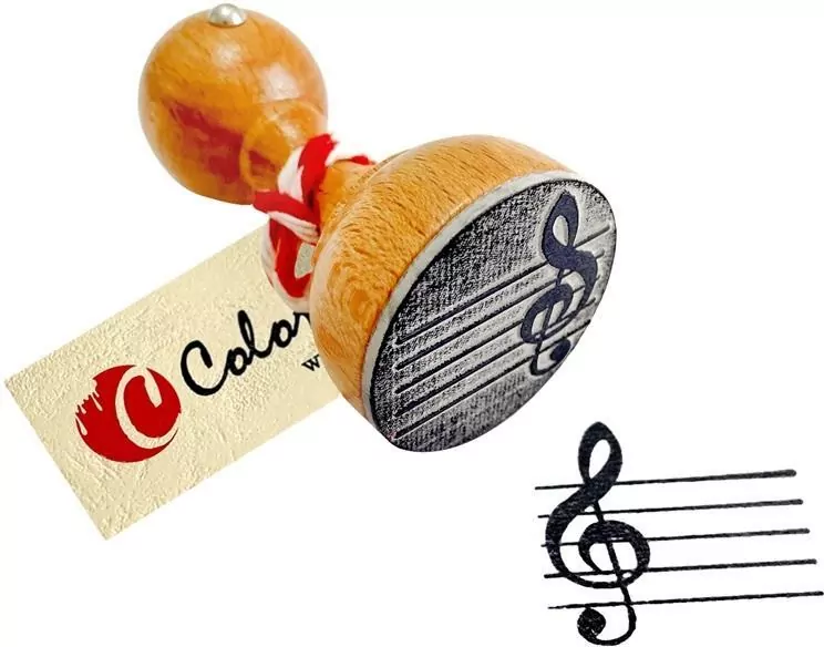Stempel do nauki nut w kluczu wiolinowym - tantis.pl