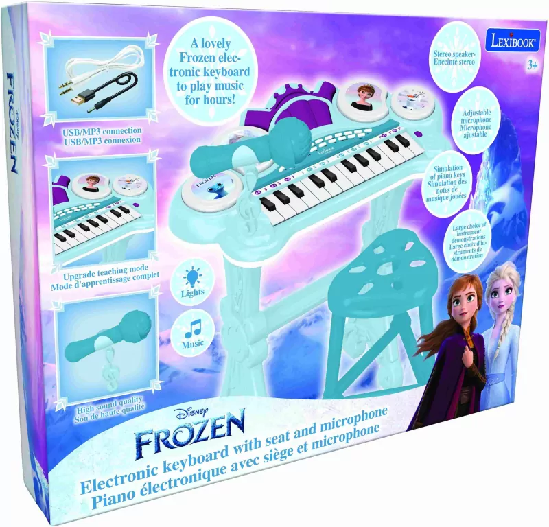 Keyboard elektryczny Frozen Lexibook K707FZ - tantis.pl