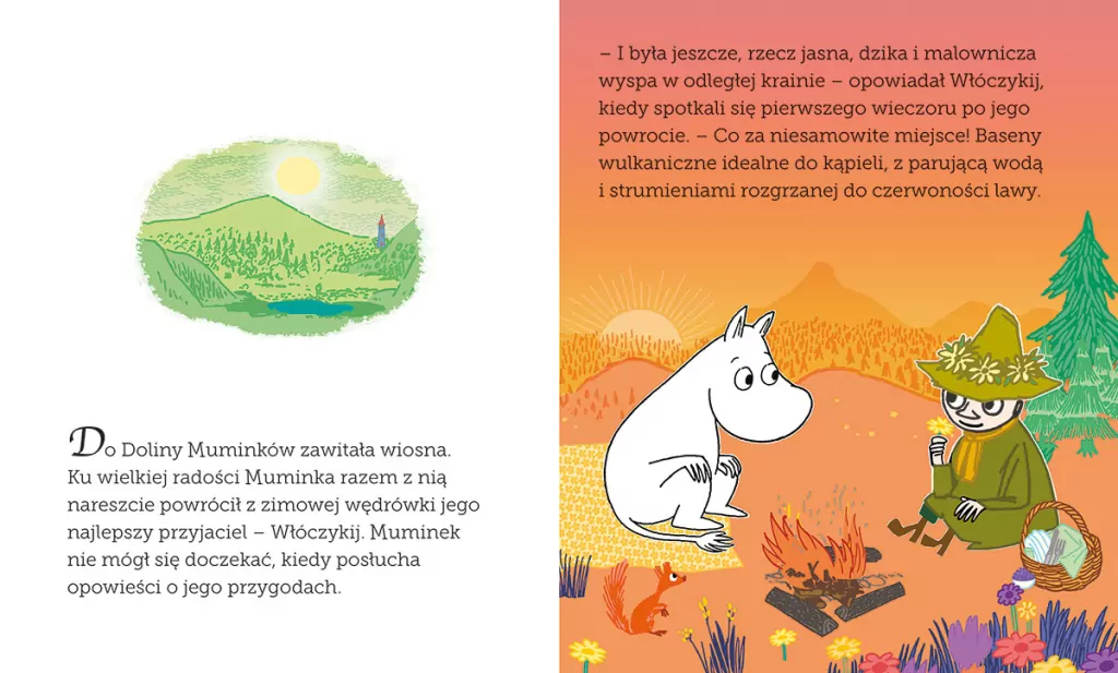 Muminek i Włóczykij szukają przygód. Muminki - tantis.pl