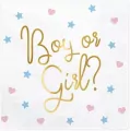 Serwetki Boy or Girl? 33x33cm - tantis.pl