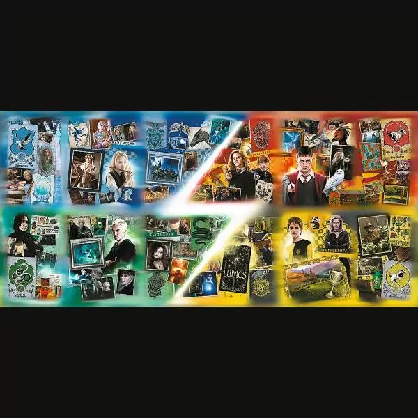 Trefl. Puzzle 9000. The Houses of Hogwarts - tantis.pl