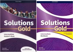 Solutions Gold Pakiet: Student's Book (Podręcznik) / Workbook (Ćwiczenia) dla liceów i techników. Intermediate. Język angielski