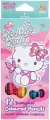 Kredki ołówkowe trójkątne Hello Kitty 12 kolorów - tantis.pl