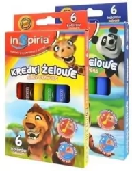 Kredki żelowe 6 kolorów