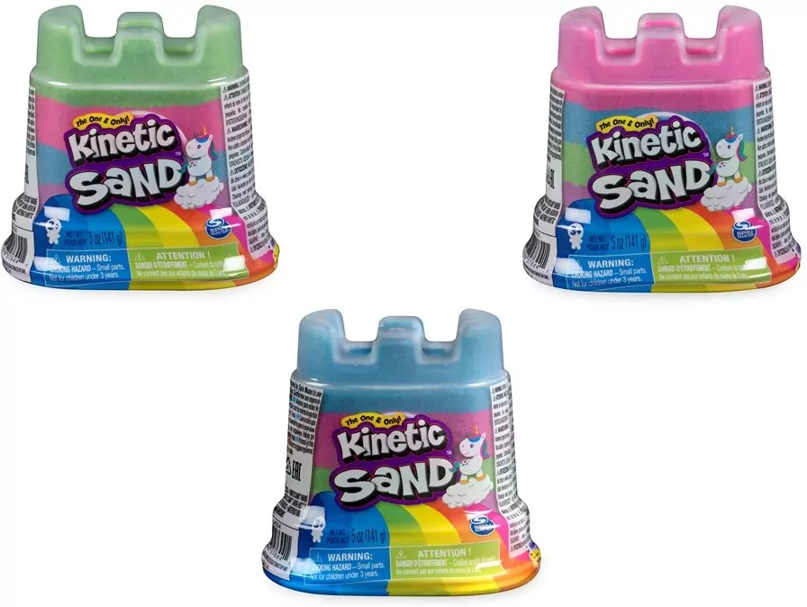 Piasek kinetyczny Kinetic Sand Mini Tęczowy Zamek - tantis.pl