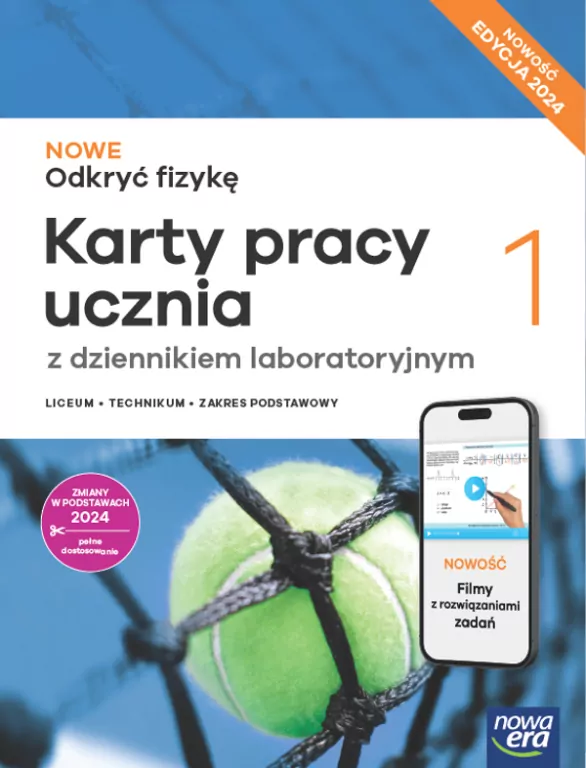 NOWE Odkryć fizykę 1. Karty pracy ucznia z dziennikiem laboratoryjnym dla liceum i technikum. Zakres podstawowy - tantis.pl