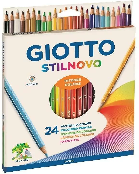 Kredki Stilnovo Intense. 24 kolory - tantis.pl