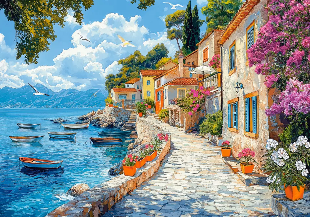 Puzzle 500 Mediterranean Walk CASTOR - tantis.pl