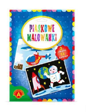Piaskowe malowanki. Astronauta i Helikopter - tantis.pl