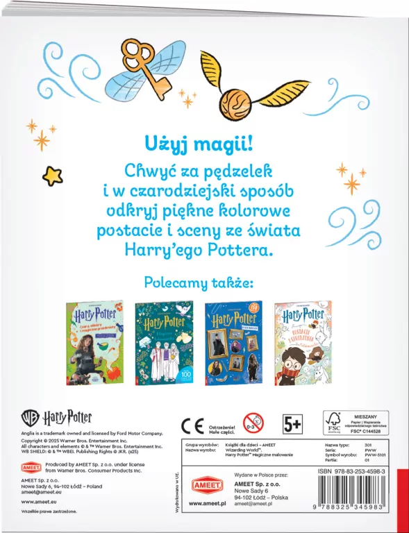 Harry Potter. Magiczne malowanie - tantis.pl