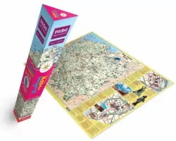 Mapa Polska turystyczna dla dzieci (plakat)