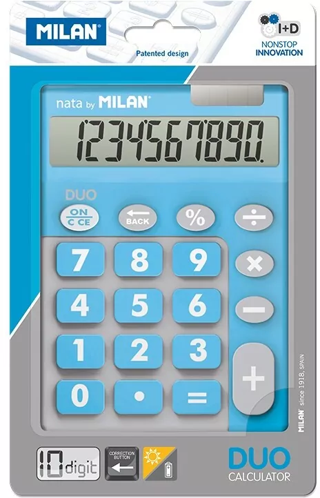 Kalkulator 10 pozycyjny Touch Duo niebieski - tantis.pl