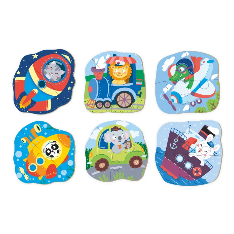 DODO.  Puzzle 2-3-4. Transport - tantis.pl