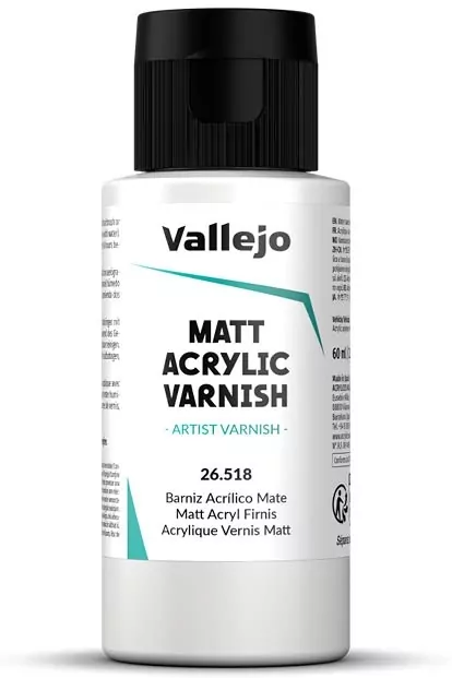 Vallejo: 26.518 - Matt Acrylic Varnish (60 ml) - tantis.pl