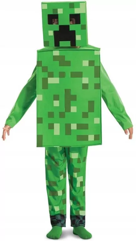 Strój dziecięcy - Minecraft Creeper - rozmiar M - tantis.pl