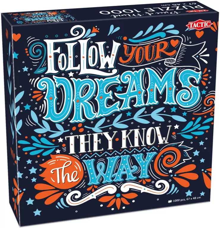Puzzle 1000 "Piece of Mind" Follow Your Dreams - tantis.pl