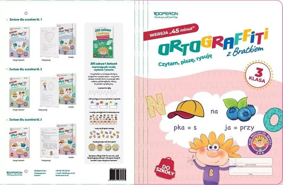 Teczka do zestawu Ortograffiti z Bratkiem - tantis.pl