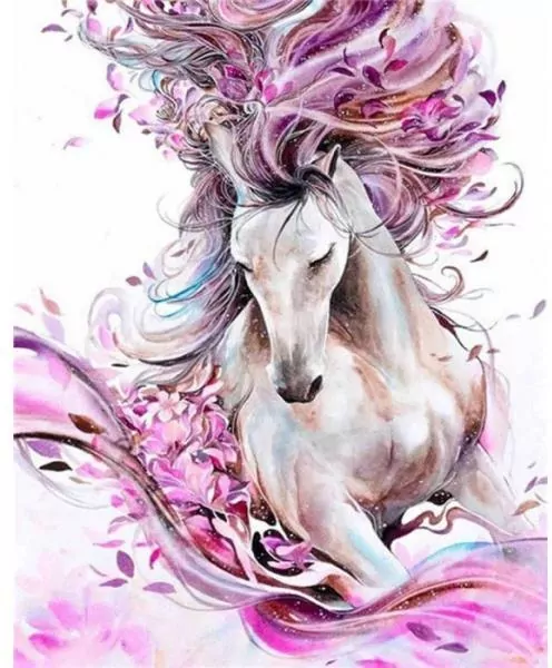 Malowanie po numerach Jednorożec 40x50cm 5715 - tantis.pl