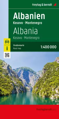 Mapa Albania 1:400 000
