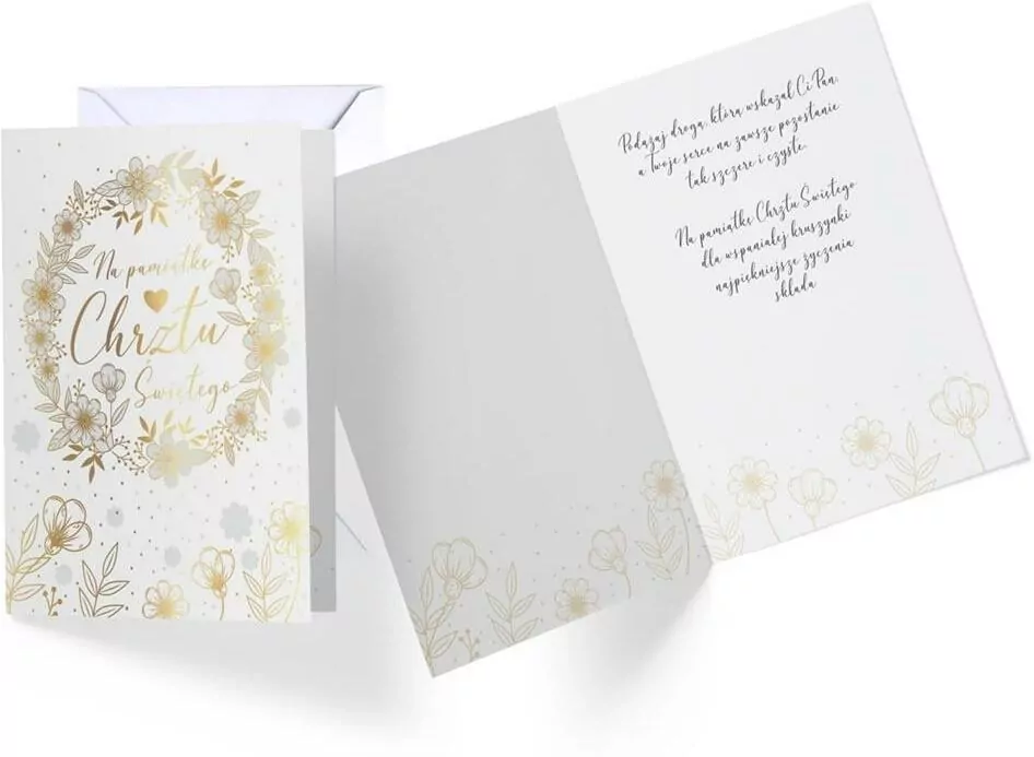 Karnet V-022 Chrzest - tantis.pl