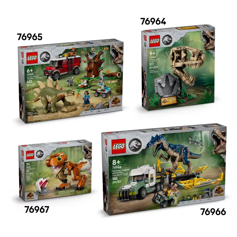 LEGO® Szkielety dinozaurów: czaszka triceratopsa 76969 - tantis.pl