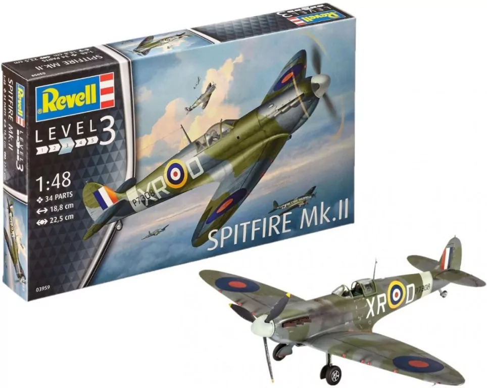 Model do sklejania. Supermarine Spitfire MK II. Revell - tantis.pl