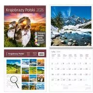 Kalendarz 2026 ścienny 30x30 Krajobrazy HELMA - tantis.pl