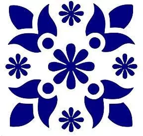 Szablon zmywalny ornament 20x30cm - tantis.pl