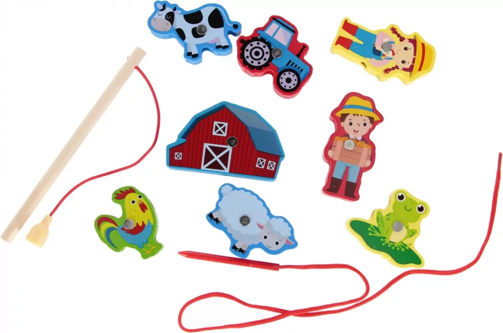 Układanka drewniana magnetyczna Farma - tantis.pl