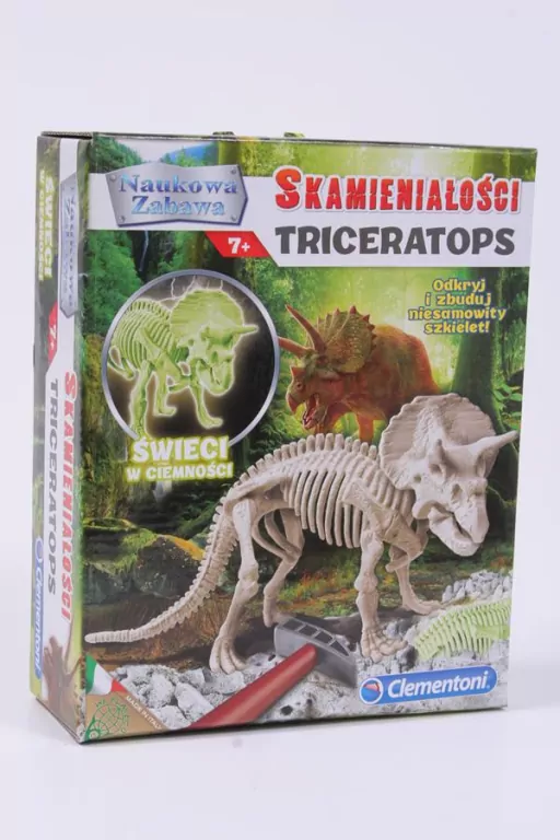 Triceratops. Skamieniałości. Naukowa zabawa - tantis.pl