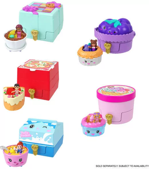 Polly Pocket Przekąska niespodzianka +laleczka mix - tantis.pl