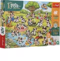 Puzzle 100 Trefliki - Świat krówek TREFL - tantis.pl