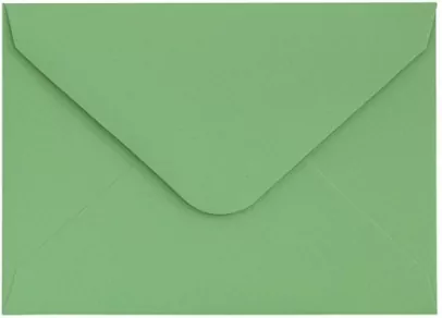 Koperta gładka zielona, satynowana 10 szt