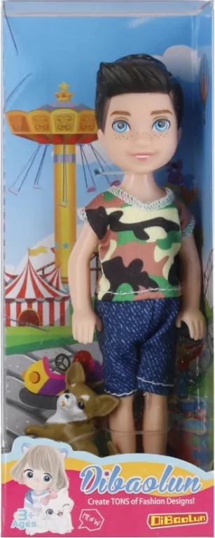 Lalka chłopiec 13cm z akcesoriami mix MEGA CREATIVE 510721 cena za 1 szt - tantis.pl