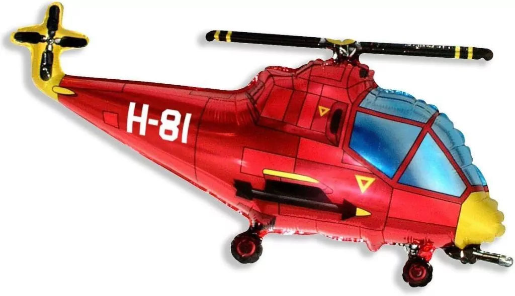 Balon foliowy Helikopter 60cm - tantis.pl