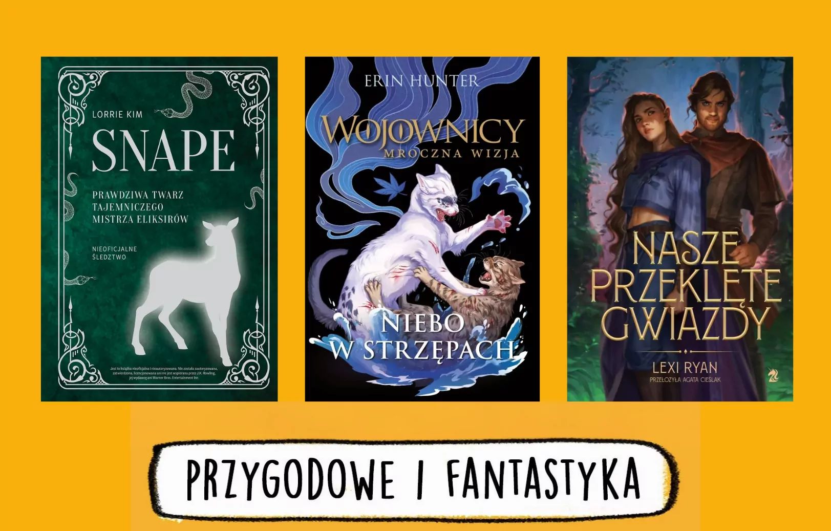 Książki przygodowe i fantasy dla młodzieży