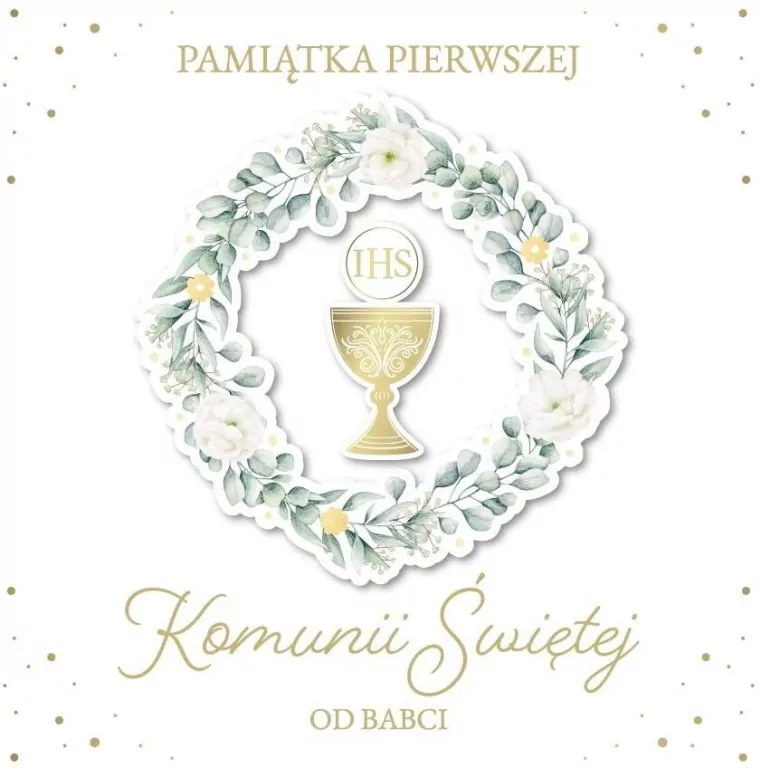 Pamiątka książeczka Komunia - tantis.pl