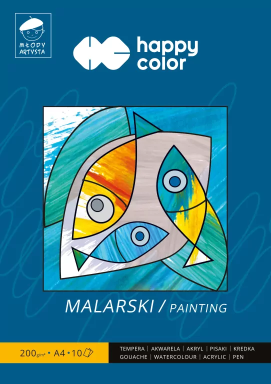 Blok malarski A4/10K 200g happy color. - tantis.pl