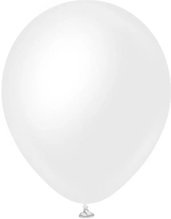 Balony Kalisan białe satynowe 25szt - tantis.pl