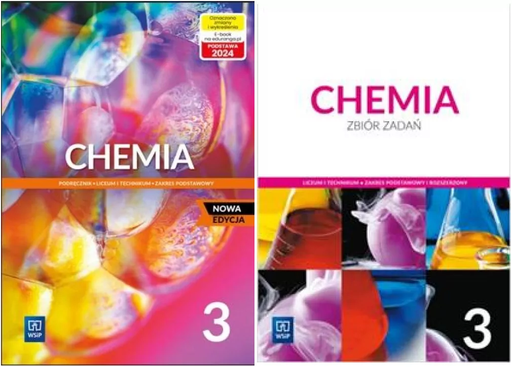 Chemia 3. Pakiet: Podręcznik do liceum i technikum. Zakres podstawowy/ Zbiór zadań. Zakres podstawowy i rozszerzony - tantis.pl