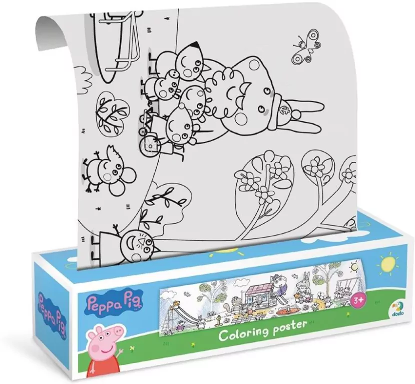 Świnka Peppa. Kolorowanka na rolce - tantis.pl