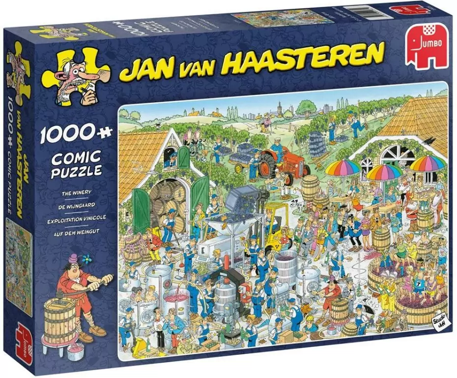 Puzzle 1000. Jan van Haasteren. Wytwórnia win - tantis.pl