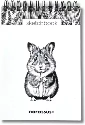 Szkicownik A6/60K na spirali - Chomik