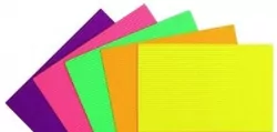 Tektura falista kolorowa fluo 25x35cm 10 arkuszy